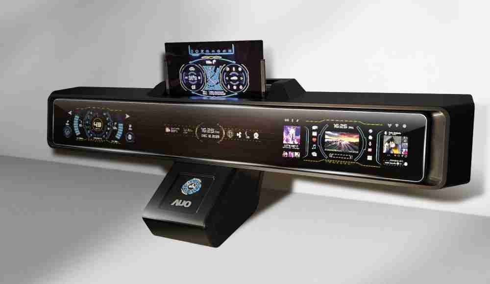 JDB电子Micro LED沉浸式车舱显示方案结合 可卷式、、、、可伸缩的Micro LED应用并可呈现不同的质感纹路，，，，展现人性化设计