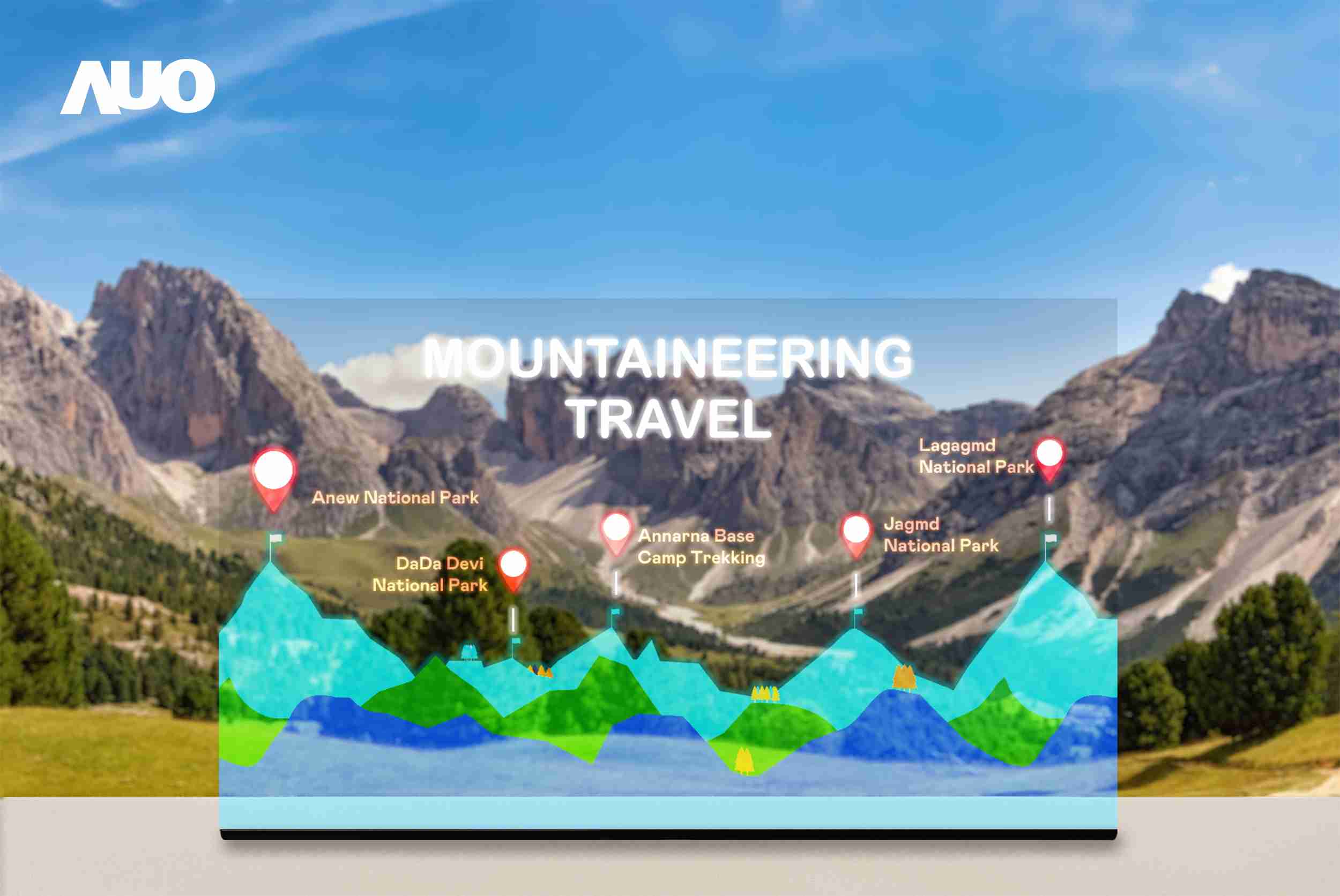 JDB电子展示全球单片尺寸最大(*)42吋透明Micro LED显示器拼接而成的〝64吋透明Micro LED显示器〞，，具备高透明度、、、1,000 nits高亮度、、、、广色域、、采用三边无边框的无缝拼接等多重特色，，，，呈现超高清、、、细腻画质而不遮挡后方视觉，，满足层峰需求，，，可广泛运用于零售、、艺术展览或商业空间等场域